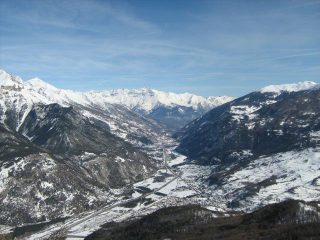 panorama verso la valle