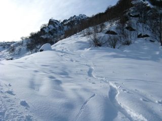 ...firmette in discesa...