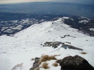 tutta la dorsale di salita da bric paglie