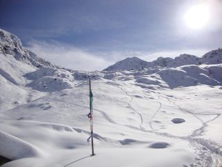 Pendii a monte dell'Alpe La Piana