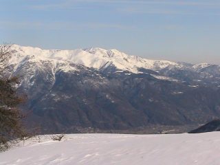 Dalla vetta si vede la Sbaron e il Civrari