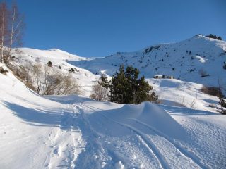 vista del vallone superiore dove si svolge la salita