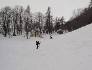 Vecchie baite, dopo la prima rampa