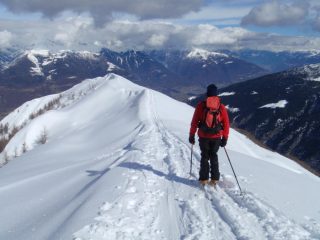 rientro a valle dal Meriggio