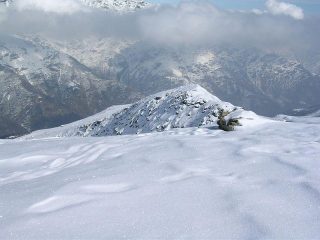 L'anticima vista da Punta  Palit
