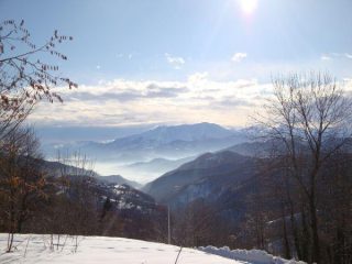 Bisalta dalla strada per il Colle di Ferriere
