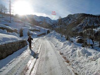 La strada interpoderale pulita