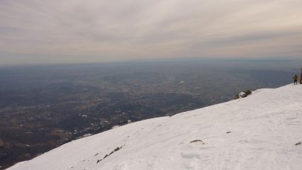 Vista sulla pianura dal Poggio Frassati