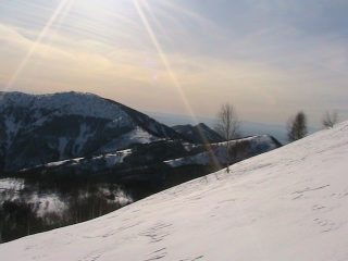 Panorama verso il Col del Lys