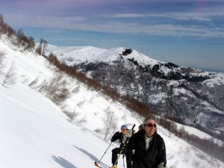 In salita