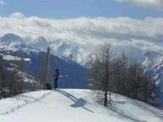 Isabella,arrivata per prima alla croce