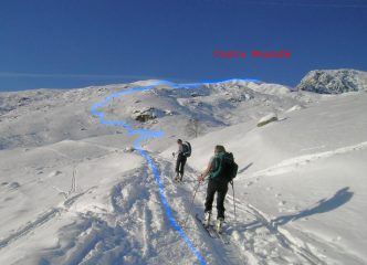 itineraio salita da Pian di Ge