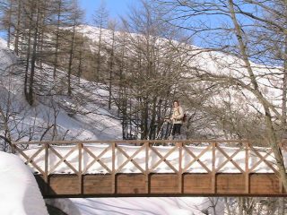 Un pò di neve sul ponte