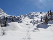 Salita nel vallone Giassit