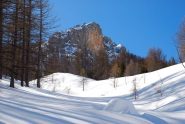 nel tratto inferiore, in alto belle pareti