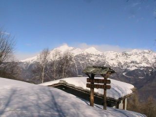 Uno sguardo sul Rocciamelone da Cascina Spaventa