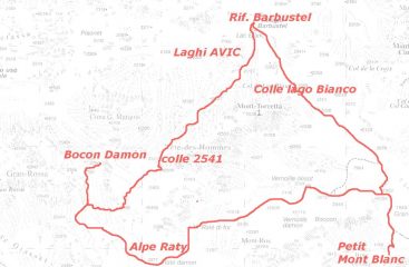 Bocon Damon anello percorso