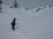In salita