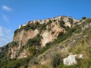 La falesia vista da sotto