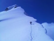 In salita lungo la cresta