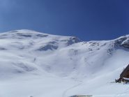 anticima della Chaligne,con traccia di salita