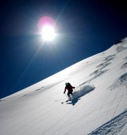 Io in discesa...che neve!!