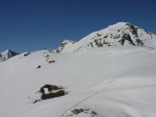 La vetta e dietro la Rubbia