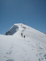 crestina finale poco sotto la cima