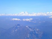 Il Monte Rosa visto dalla croce