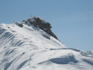 Cresta di discesa dalla Chaligne