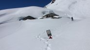 le costruzioni del Gias Fauniera quasi sepolte dalla neve ! (14-3-2010)