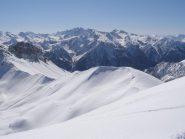 pendio di salita e dorsale finale