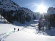 La parte bassa della gita