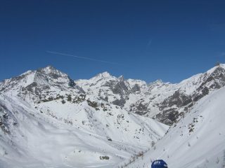 Splendido panorama: dal Monte Lera alla Bessanese