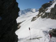 La Rosa dei Banchi (3164m) dal Colle Santanel (2464m).