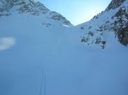 Discesa dal Colle Santanel.