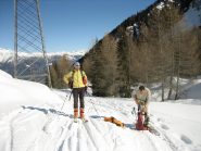 Arrivo alla Malga Caronella.