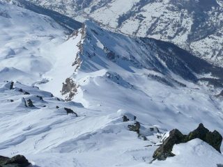 La cresta dalla cima