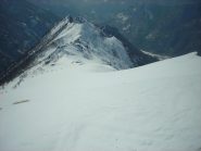 il bellissimo crestone che scende su San Domenico