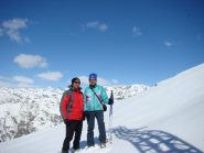 con Adriano sulla Quinseina nord