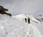 ultimo pendio per la cima