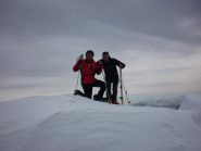 io e mauro all' anticima