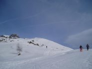 all'inizio della salita