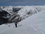 In salita, dietro la zona di Saint-Dalmas-le-Selvage