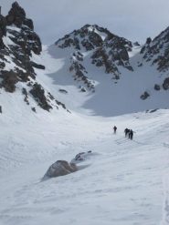 Si inizia la salita del canale