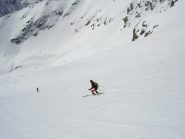 Discesa dalla cima