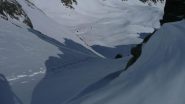 Il canale visto dal colletto