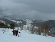 sulla dorsale di salita