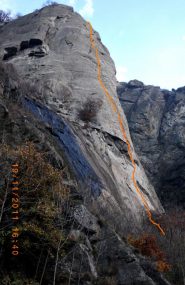 La via vista dal sentiero