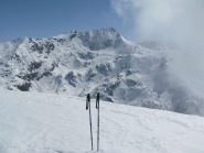 Panorama sul Mombarone, da Punta Cressa